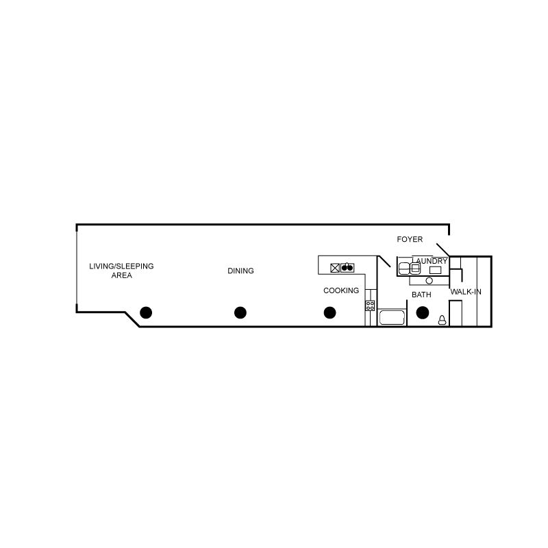 Floor plan layout diagram for a08